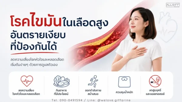 ไขมันในเลือดสูง สาเหตุ อาการ วิธีป้องกัน
