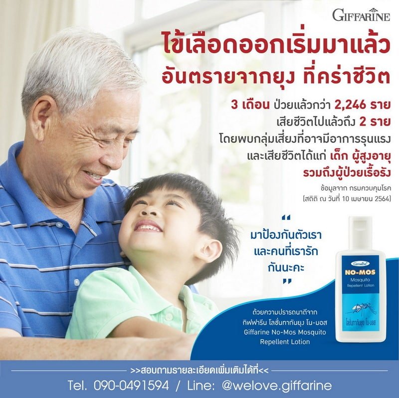 โลชั่นกันยุง no-mos