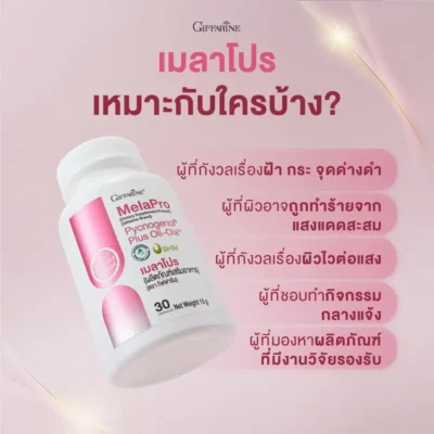 เมลาโปร เหมาะกับใครบ้าง? ผู้ที่กังวลเรื่องฝ้า กระ จุดด่างดำ ผิวไวต่อแสงแดด และมองหาผลิตภัณฑ์ที่มีงานวิจัยรองรับ