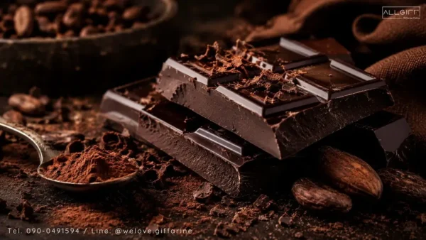 ดาร์กช็อกโกแลตแท้เข้มข้น ขนมหวานสุขภาพที่เป็นแหล่งอาหารที่มีแมกนีเซียมสูง