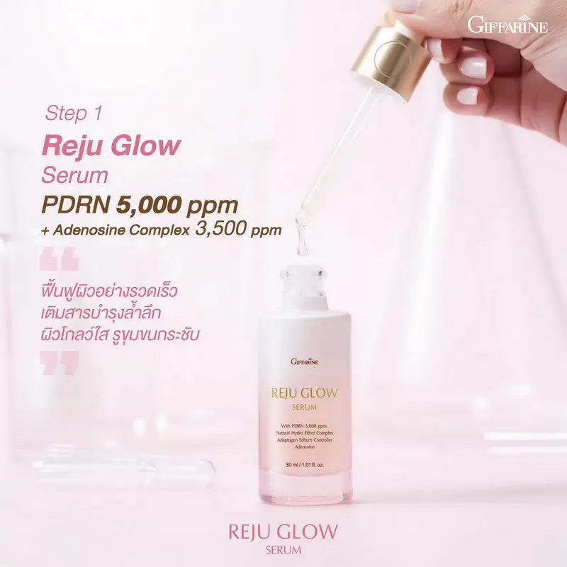 ซีรั่ม รีจู โกลว์ กิฟฟารีน สารสกัด PDRN เข้มข้น บำรุงผิวล้ำลึกให้ผิวโกลว์ใสรูขุมขนกระชับ