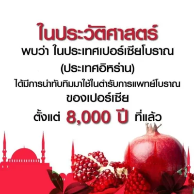 ประวัติตำรับการแพทย์โบราณของเปอร์เซียที่มีการใช้น้ำทับทิมดูแลสุขภาพ